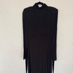 ROTATE Birger Christensen Reba Fringed Midi Dress